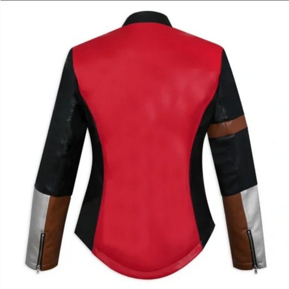 Marvel Her Universe THOR Faux Leather Jacket Love and Thunder Plus Size 1X NWT - Picture 2 of 13